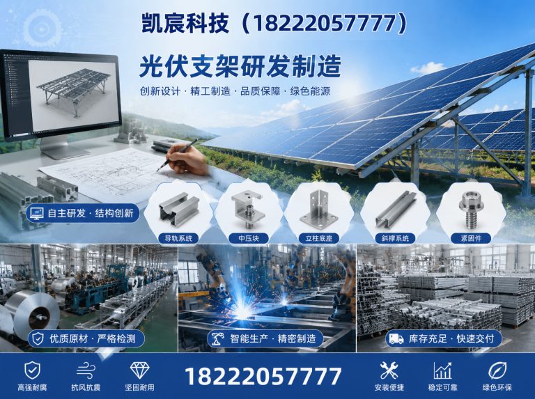 河北区天津光伏支架展示图